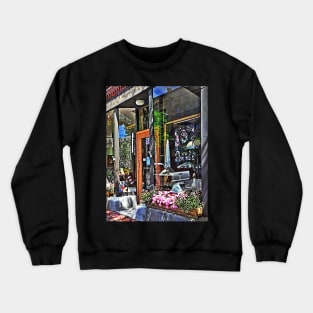 Corning NY - Stained Glass Shop Crewneck Sweatshirt